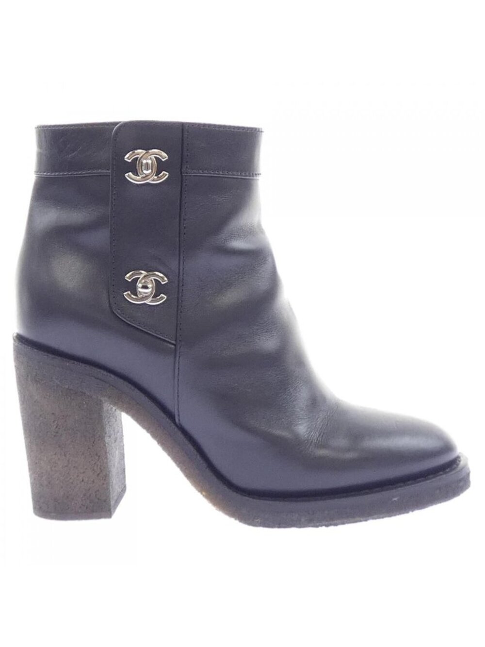 Chanel Turnlock Boots Black